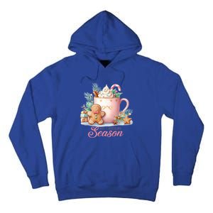 Hot Chocolate Season Holiday Winter Vibes Christmas Gift Tall Hoodie