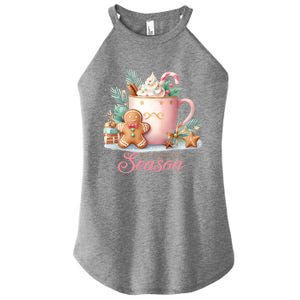 Hot Chocolate Season Holiday Winter Vibes Christmas Gift Women's Perfect Tri Rocker Tank