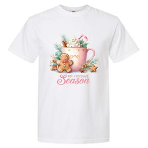 Hot Chocolate Season Holiday Winter Vibes Christmas Gift Garment-Dyed Heavyweight T-Shirt