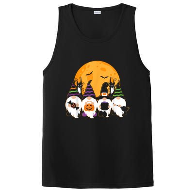 Halloween Cute Spooky Garden Gnomes Pumpkin Gift PosiCharge Competitor Tank