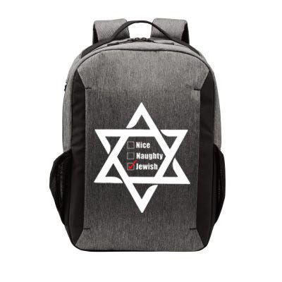 Hanukkah Christmas Star Of David: Nice & Naughty For Jewish Adults Vector Backpack