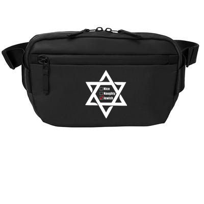 Hanukkah Christmas Star Of David: Nice & Naughty For Jewish Adults Crossbody Pack