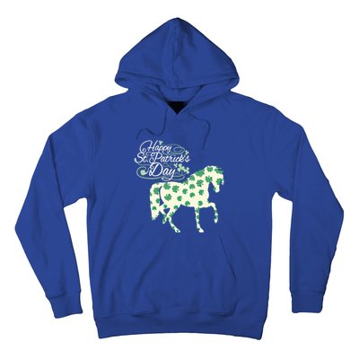 Horse Clover St Patrick's Day Horseback Riding Gift Hoodie