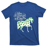 Horse Clover St Patrick's Day Horseback Riding Gift T-Shirt