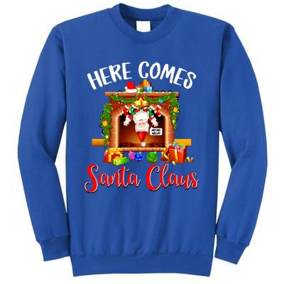 Here Comes Santa! Ho Ho Help! Gift Tall Sweatshirt