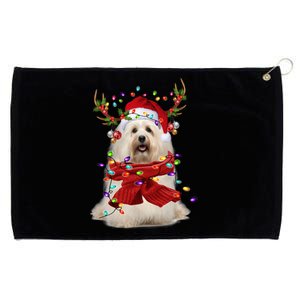 Havanese Christmas Snow Layers Santa Dog Ugly Xmas Gift Grommeted Golf Towel