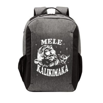 Hawaiian Christmas Santa Shaka Mele Kalikimaka Retro Hawaii Cool Gift Vector Backpack