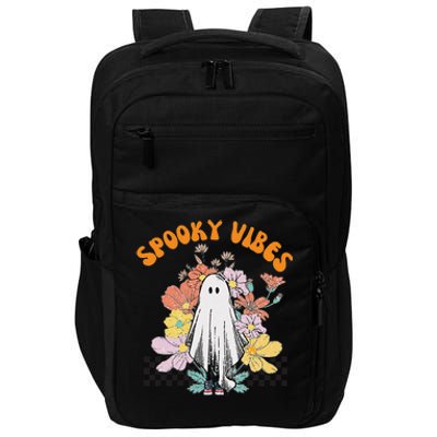 HALLOWEEN COSTUME SPOOKY VIBES LITTLE FLORAL GHOST Impact Tech Backpack