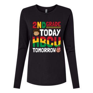 HBCU College Student - 2nd Grade Today HBCU Tomorrow Womens Cotton Relaxed Long Sleeve T-Shirt