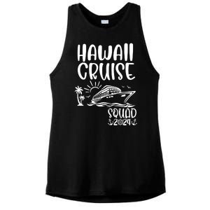 Hawaii Cruise Squad 2024 Hawaii Holiday Family Matching Ladies PosiCharge Tri-Blend Wicking Tank