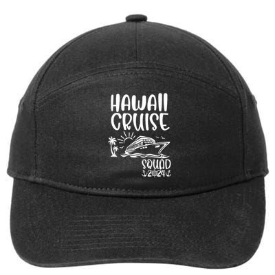 Hawaii Cruise Squad 2024 Hawaii Holiday Family Matching 7-Panel Snapback Hat