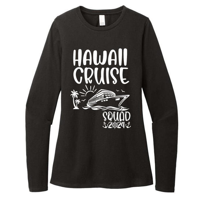 Hawaii Cruise Squad 2024 Hawaii Holiday Family Matching Womens CVC Long Sleeve Shirt