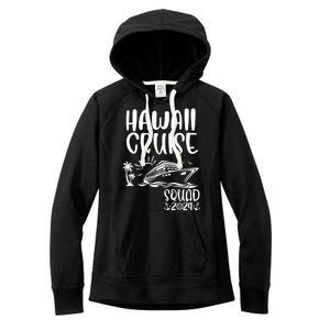 Hawaii Cruise Squad 2024 Hawaii Holiday Family Matching Women's Fleece Hoodie