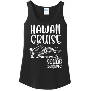 Hawaii Cruise Squad 2024 Hawaii Holiday Family Matching Ladies Essential Tank