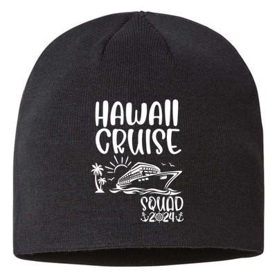 Hawaii Cruise Squad 2024 Hawaii Holiday Family Matching Sustainable Beanie