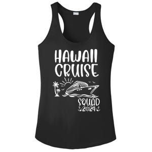 Hawaii Cruise Squad 2024 Hawaii Holiday Family Matching Ladies PosiCharge Competitor Racerback Tank