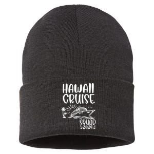 Hawaii Cruise Squad 2024 Hawaii Holiday Family Matching Sustainable Knit Beanie