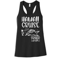 Hawaii Cruise Squad 2024 Hawaii Holiday Family Matching Women's Racerback Tank