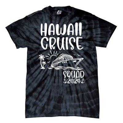 Hawaii Cruise Squad 2024 Hawaii Holiday Family Matching Tie-Dye T-Shirt