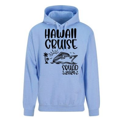 Hawaii Cruise Squad 2024 Hawaii Holiday Family Matching Unisex Surf Hoodie