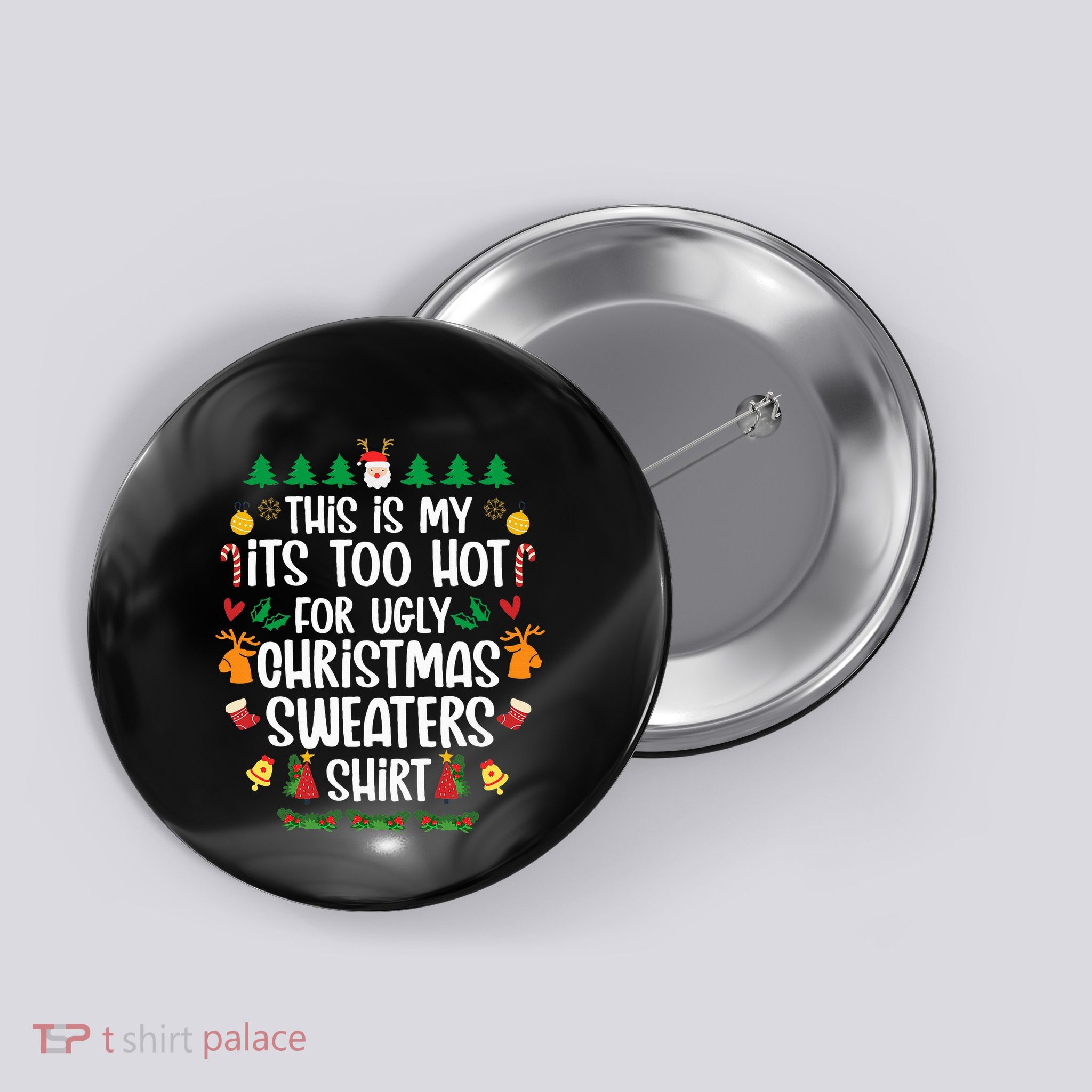 Hot Christmas Sweater Festive and Stylish Holiday Attire Button