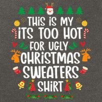 Hot Christmas Sweater Festive and Stylish Holiday Attire Cotton Canvas Backpack