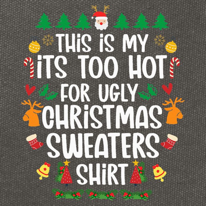 Hot Christmas Sweater Festive and Stylish Holiday Attire Cotton Canvas Backpack