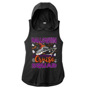 Halloween Cruise Squad Cruising Crew Spooky Season Ladies PosiCharge Tri-Blend Wicking Draft Hoodie Tank