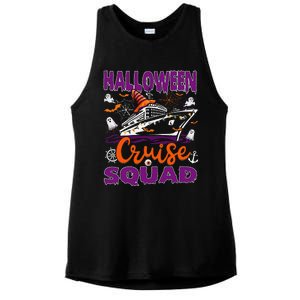 Halloween Cruise Squad Cruising Crew Spooky Season Ladies PosiCharge Tri-Blend Wicking Tank