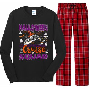 Halloween Cruise Squad Cruising Crew Spooky Season Long Sleeve Pajama Set