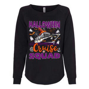 Halloween Cruise Squad Cruising Crew Spooky Season Womens California Wash Sweatshirt