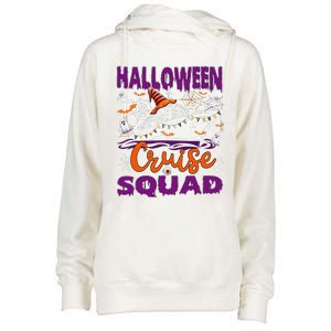 Halloween Cruise Squad Cruising Crew Spooky Season Womens Funnel Neck Pullover Hood