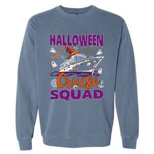 Halloween Cruise Squad Cruising Crew Spooky Season Garment-Dyed Sweatshirt