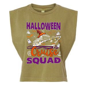 Halloween Cruise Squad Cruising Crew Spooky Season Garment-Dyed Women's Muscle Tee