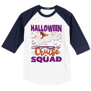 Halloween Cruise Squad Cruising Crew Spooky Season Baseball Sleeve Shirt