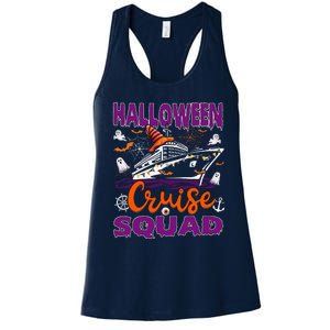 Halloween Cruise Squad Cruising Crew Spooky Season Women's Racerback Tank