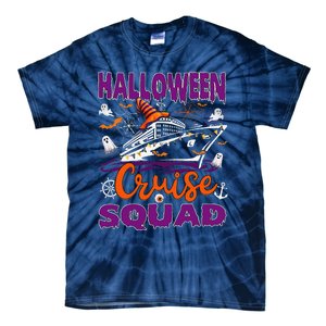 Halloween Cruise Squad Cruising Crew Spooky Season Tie-Dye T-Shirt