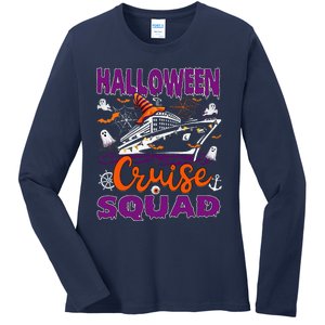 Halloween Cruise Squad Cruising Crew Spooky Season Ladies Long Sleeve Shirt