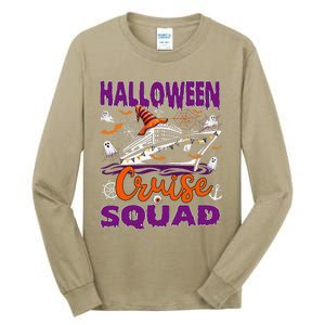 Halloween Cruise Squad Cruising Crew Spooky Season Tall Long Sleeve T-Shirt