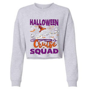 Halloween Cruise Squad Cruising Crew Spooky Season Cropped Pullover Crew