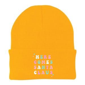 Here Comes Santa Claus Retro Merry Christmas Xmas Gift Knit Cap Winter Beanie