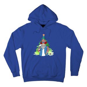 Here Comes Santa Clauspatriotic Kris Kringle Christmas Tree Meaningful Gift Hoodie