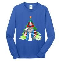 Here Comes Santa Clauspatriotic Kris Kringle Christmas Tree Meaningful Gift Tall Long Sleeve T-Shirt