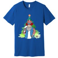 Here Comes Santa Clauspatriotic Kris Kringle Christmas Tree Meaningful Gift Premium T-Shirt