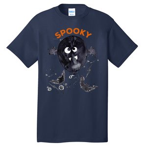 Halloween Cute Spooky Adults Bat Balloon Fun Design Tall T-Shirt