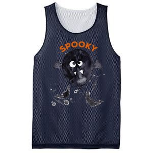 Halloween Cute Spooky Adults Bat Balloon Fun Design Mesh Reversible Basketball Jersey Tank