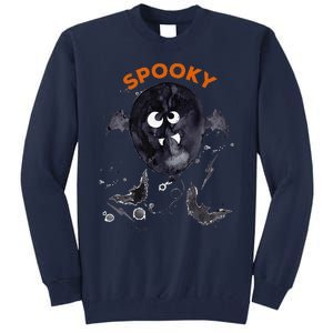 Halloween Cute Spooky Adults Bat Balloon Fun Design Tall Sweatshirt