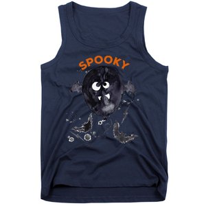 Halloween Cute Spooky Adults Bat Balloon Fun Design Tank Top