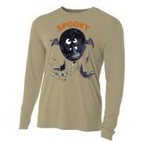 Halloween Cute Spooky Adults Bat Balloon Fun Design Cooling Performance Long Sleeve Crew