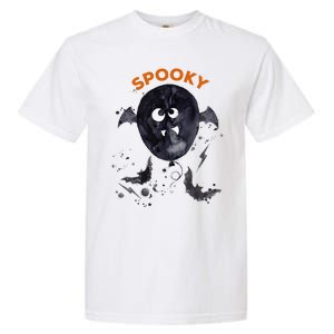 Halloween Cute Spooky Adults Bat Balloon Fun Design Garment-Dyed Heavyweight T-Shirt